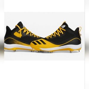 Adidas Mens Baseball Cleats Yellow/Black V Bounce G28251 Size 13.5 NWT